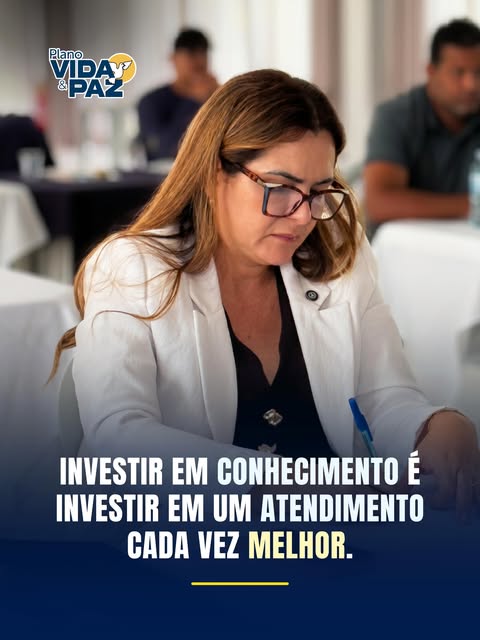 Registro público de capacitação divulgado pelo Plano Vida e Paz